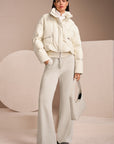 Marc Cain - ZC 81.23 J31 | 182 - Breit gerippte Cordhose - Stein