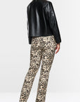 Marc Cain - ZC 81.28 J12 | 606 - Broek stretch luipaardprint - soft cappuccino