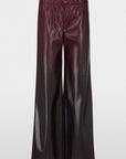 Marc Cain - ZC 81.36 J25 | 294 - Broek wijd ecoleder - burgundy