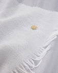 Marc Cain - ZC B4.07 Z28 | 606 - Sjaaf met franjes wol - soft cappuccino