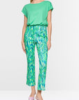 Marc Cain Collections - Broek FORLI van scubajersey - Bright Jade - AC 81.65 J09 | 550