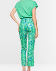 Marc Cain Collections - Broek FORLI van scubajersey - Bright Jade - AC 81.65 J09 | 550