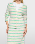 Marc Cain Collections – Bouclé-Cardigan – Bright Jade – AC 39.10 M18 | 550