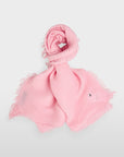 Marc Cain Collections geplooide sjaal AC B4.03 Z70 255 pink tulle.