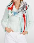 Marc Cain - YC B4.07 Z33 | 504 - Sjaal katoen zijde print - multicolor
