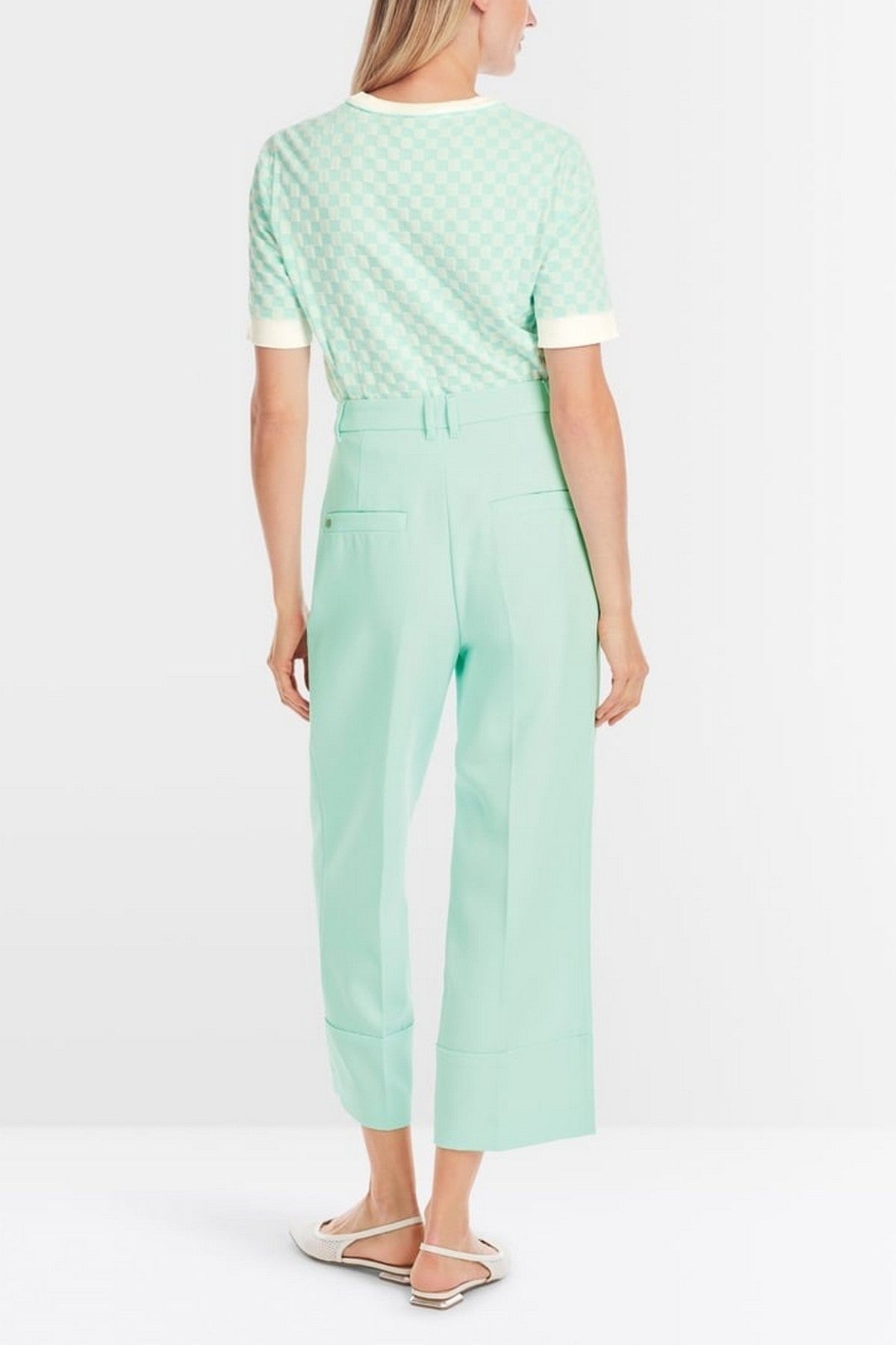 Marc Cain - YC 81.67 W77 | 504 - Broek hoge taille Wukari - mint