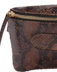 Marie Martens Coachella crossbody- en heuptas – Brown Python