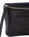 Marie Martens Coachella crossbody- en heuptas – Black Python
