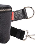 Marie Martens Coachella crossbody- en heuptas – Black Python