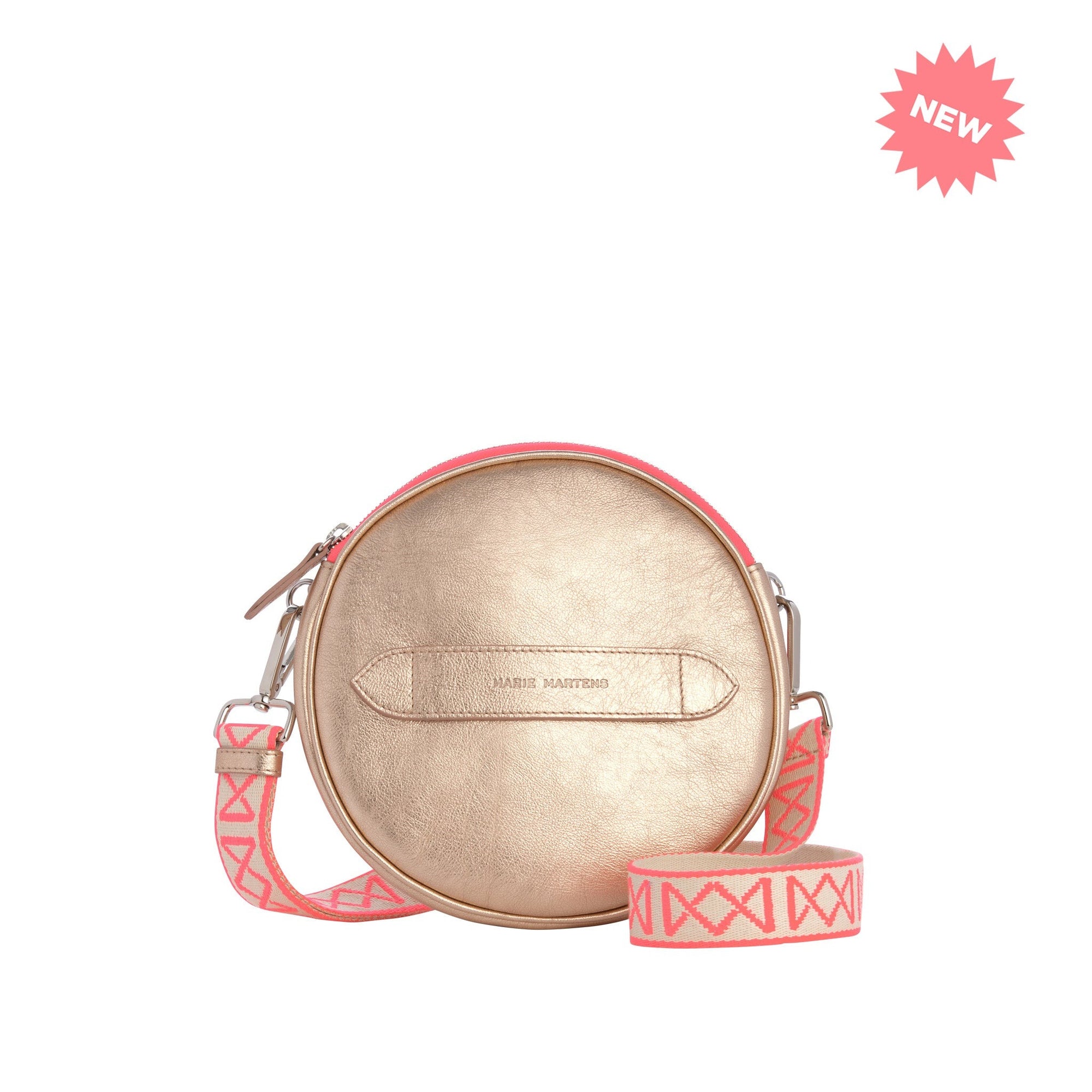Marie Martens - Disco - Handtas rond - rose gold
