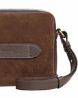Marie Martens - Bento Suede - Schultertasche - Schokolade