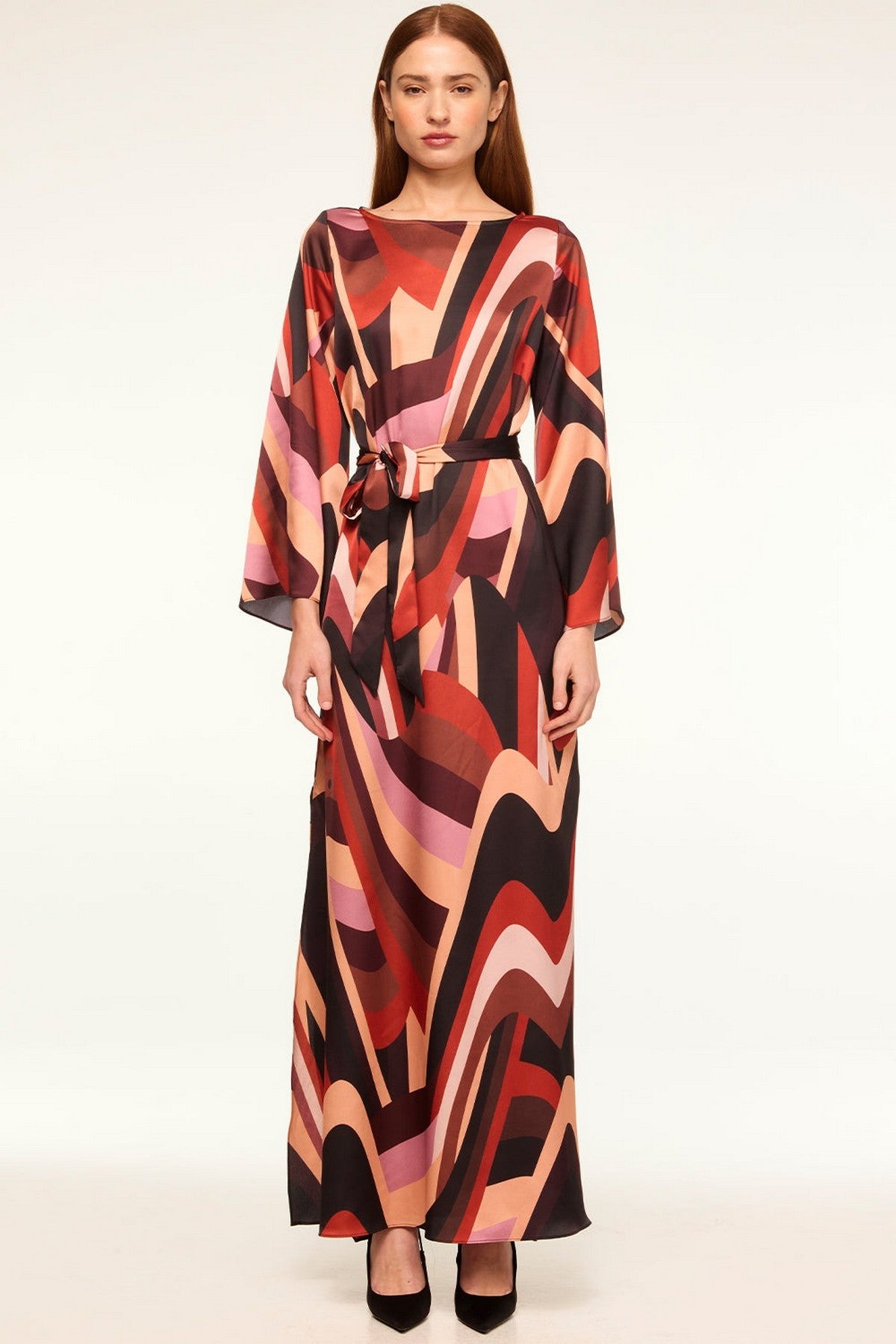 Misa Los Angeles - Laurie dress - Kleed lang Canyon stripe