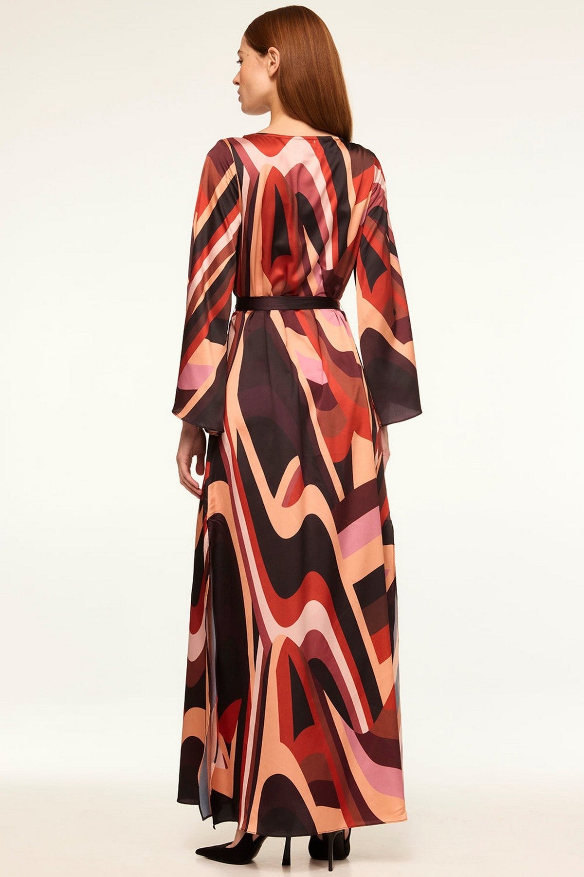 Misa Los Angeles - Laurie dress - Kleed lang Canyon stripe