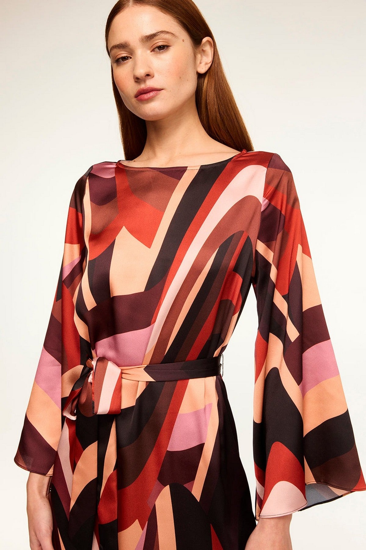 Misa Los Angeles - Laurie dress - Kleed lang Canyon stripe