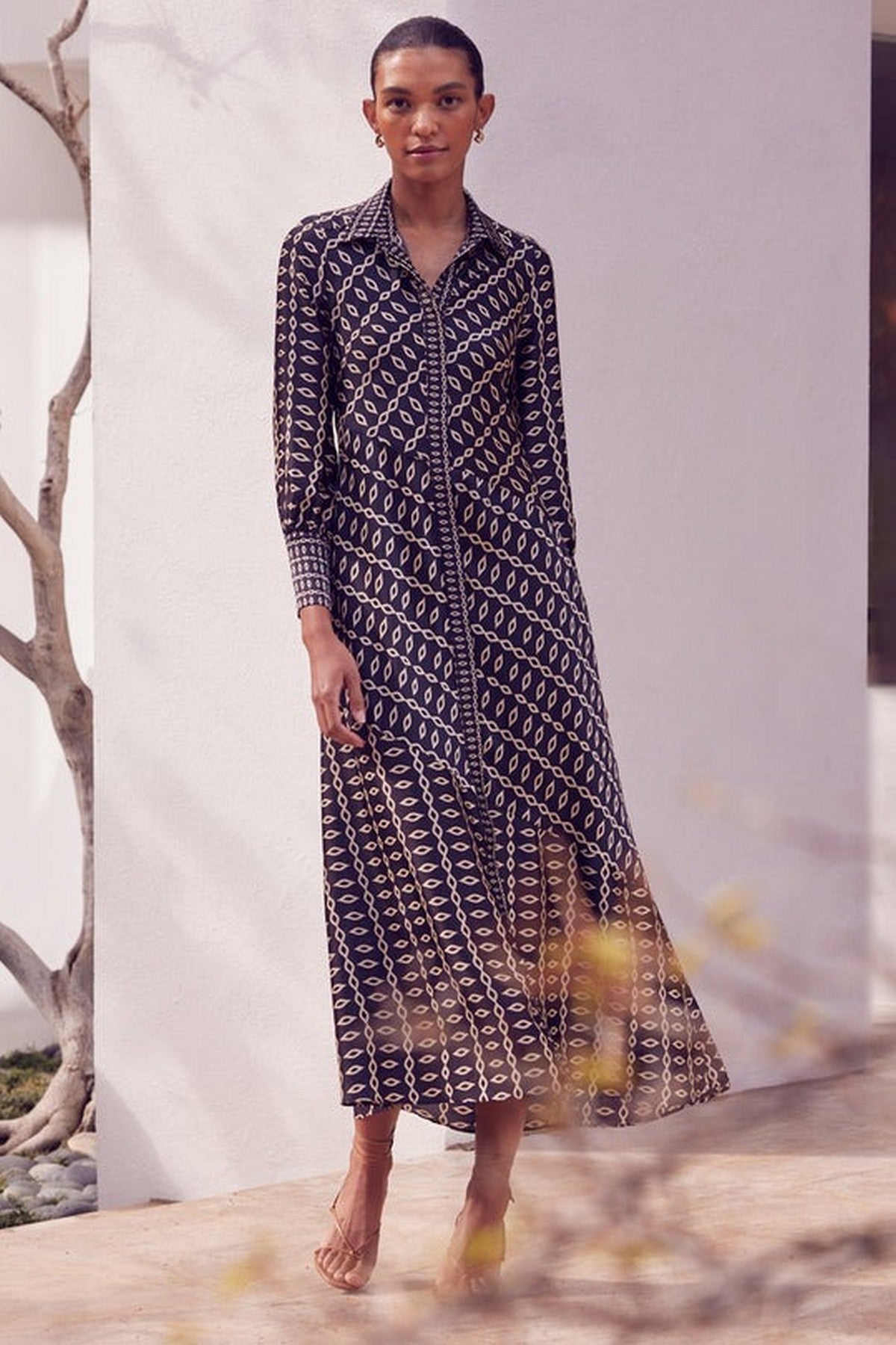 Misa Los Angeles - Stevie dress - Kleed go west geomix