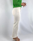 Mother - 10297-753/A - Jeans mit hoher Taille und geradem Bein - Cremeweiß