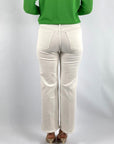 Mother - 10297-753/A - Jeans mit hoher Taille und geradem Bein - Cremeweiß