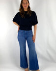 Mother - 11085-1008 - Jeans Seventies High Waist - Mittelblau