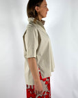 Natan - CARPO 170 - Bluse Polomodell - Greige