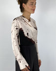 Natan - Danais-N3CS04-134 - Shirtbloes print - ecru chocolat