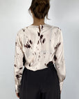 Natan - Danais-N3CS04-134 - Shirtbloes print - ecru chocolat