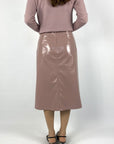 Natan - Dingo2-JWLTX05-133 - Rok midi ecoloder - vieux rose