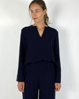 Natan - Dustin-N6NJ03 - Shirt crepe - marine