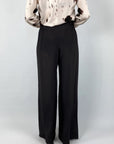 Natan - Dusty-J5CES01-167 - Broek crepe flou - chocolat