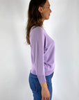 Natan – LUZ 138 – Krepp-Strickpullover – LILA