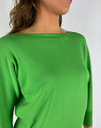 Natan – LUZ 155 – Krepp-Strickpullover – Grün