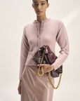 Natan - Dingo2-JWLTX05-133 - Rok midi ecoloder - vieux rose