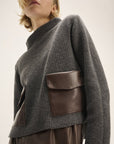 Natan - Maui-wool-178 - Pull 2 zakjes ecoleder - anthraciet