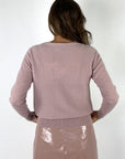 Natan - Magali-woolcash-133 - Pull wol cashmere - oud roze