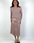 Roze truitje van Natan in wol cashmere mix met lange mouwen.