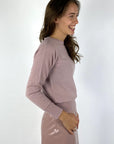 Natan - Magali-woolcash-133 - Pull wol cashmere - oud roze