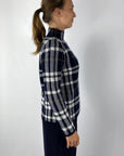 Natan - Must-carreaux - Pull ruitpatroon jacquard - marine