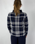 Natan - Must-carreaux - Pull ruitpatroon jacquard - marine