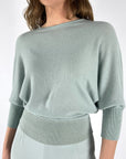 Natan - Nerd Trui in Airwool-Cashmere - Vert d'Eau / Mint - NERD-AIRCASH