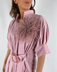 Natan - CALLA 132 - Kleid mit Stoffgürtel - Hellrosa