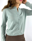 Natan Nelly-aircash 150 cashmere vest – Mint