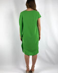 Natan – CHANCE 278 – Flou-Volantkleid – grün