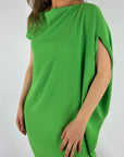 Natan – CHANCE 278 – Flou-Volantkleid – grün