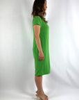 Natan – CHANCE 278 – Flou-Volantkleid – grün