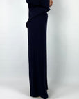 Natan - Double-N6NJ03 - Broek crepe wijd - marine
