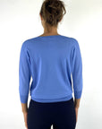 Natan Noa-persy pull 140 crêpe knit trui – Lichtblauw
