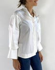 Natan - Billy 101 - Bluse Popeline Stretch - weiß