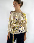 Natan - Bowy 242 - Twill-Hemd mit Gürtel - VANILLE