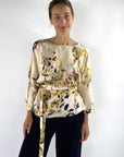Natan - Bowy 242 - Twill-Hemd mit Gürtel - VANILLE