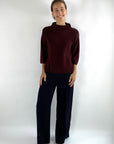 Natan – Kylie 125 – Pullover aus Wolle – Aubergine