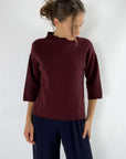 Natan – Kylie 125 – Pullover aus Wolle – Aubergine
